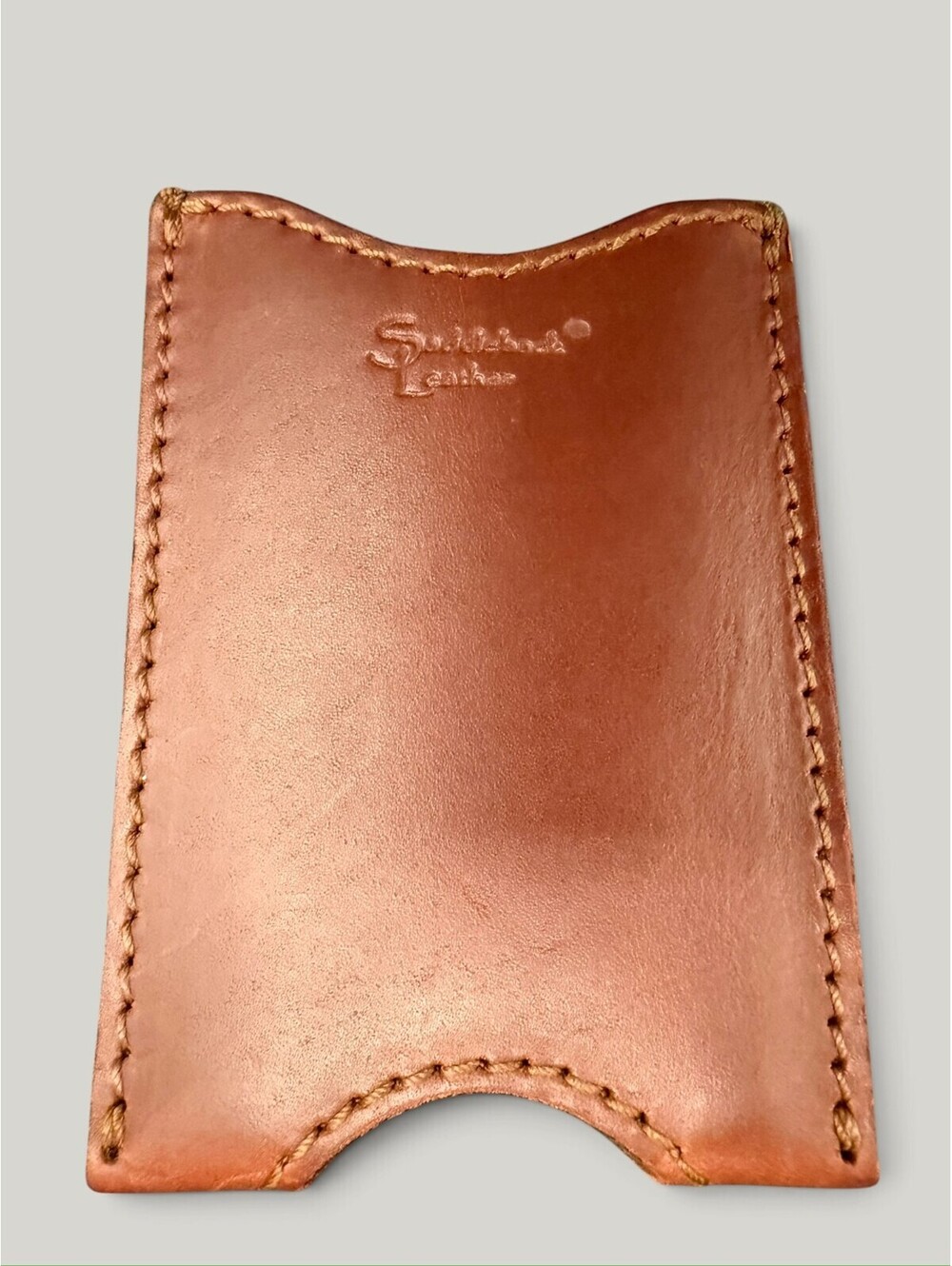 Saddleback Leather Company Device/Card/Cord Holder-Chestnut Brown